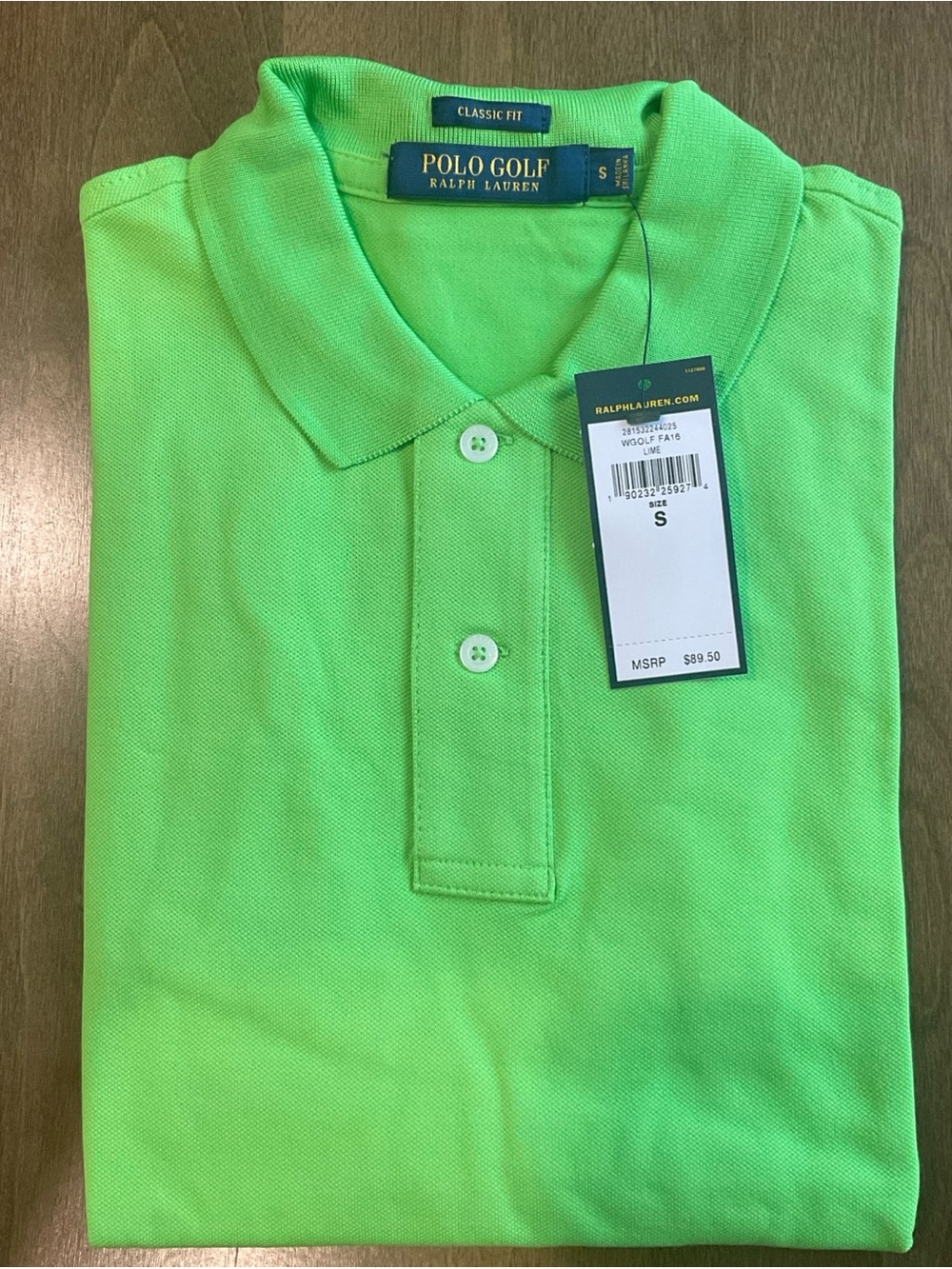 Polo by Ralph Lauren Golf Lime Green Polo Golf Shirt